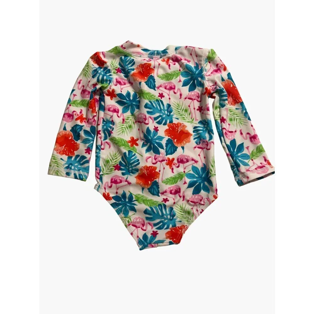 Tommy Bahama Swim Rash Guard Suit Size 12 months Long Sleeve Excellent very gent